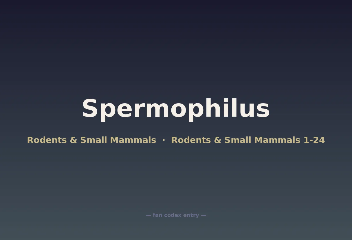 Spermophilus