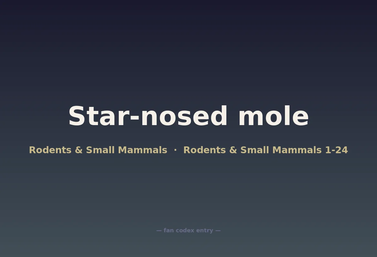 Star-nosed mole