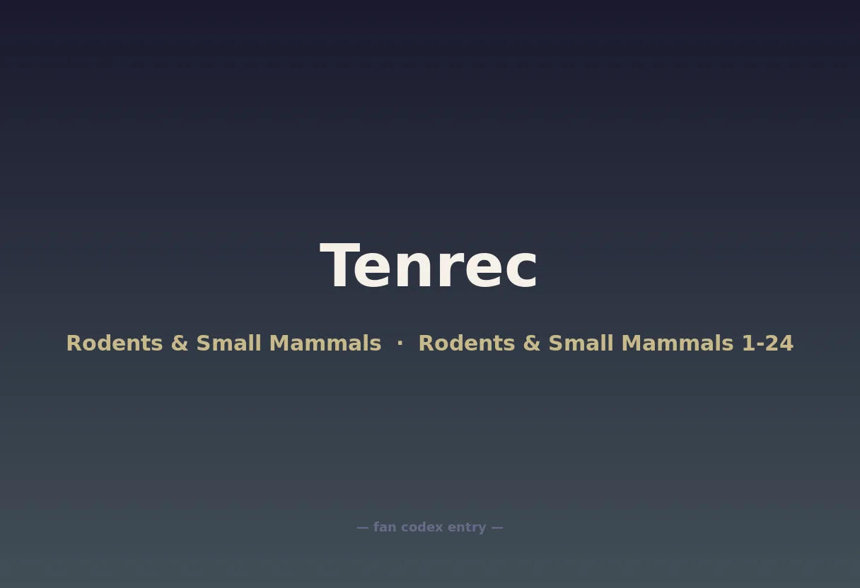 Tenrec