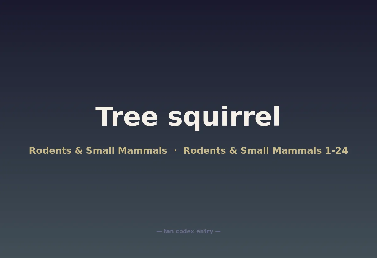 Tree squirrel